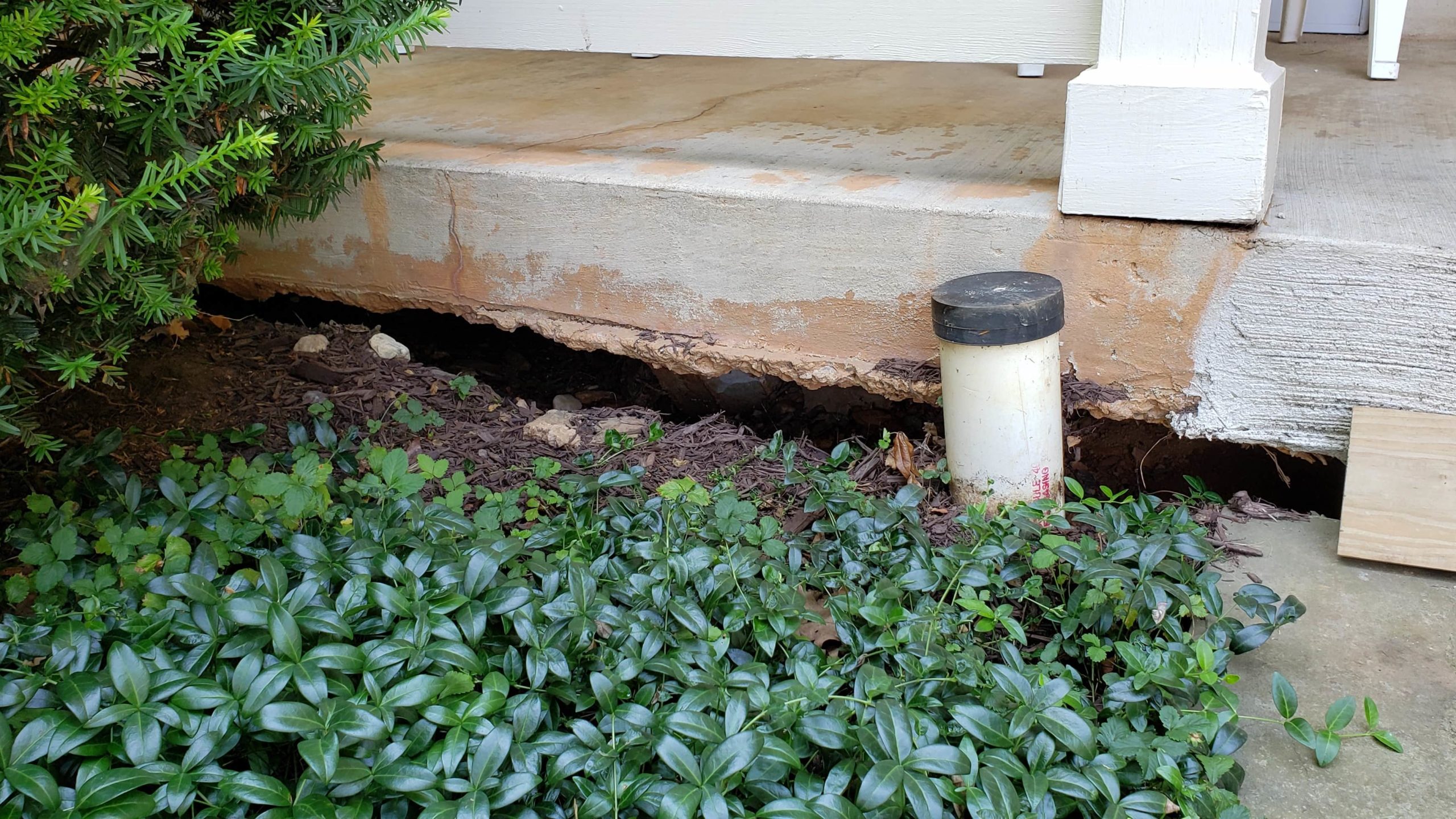 voids filling under foundation